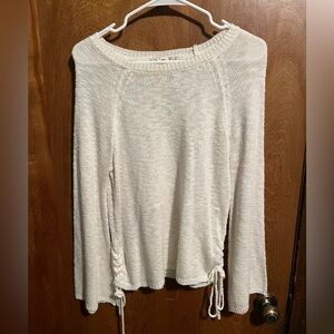 Pink Republic Cream Knit Sweatshirt